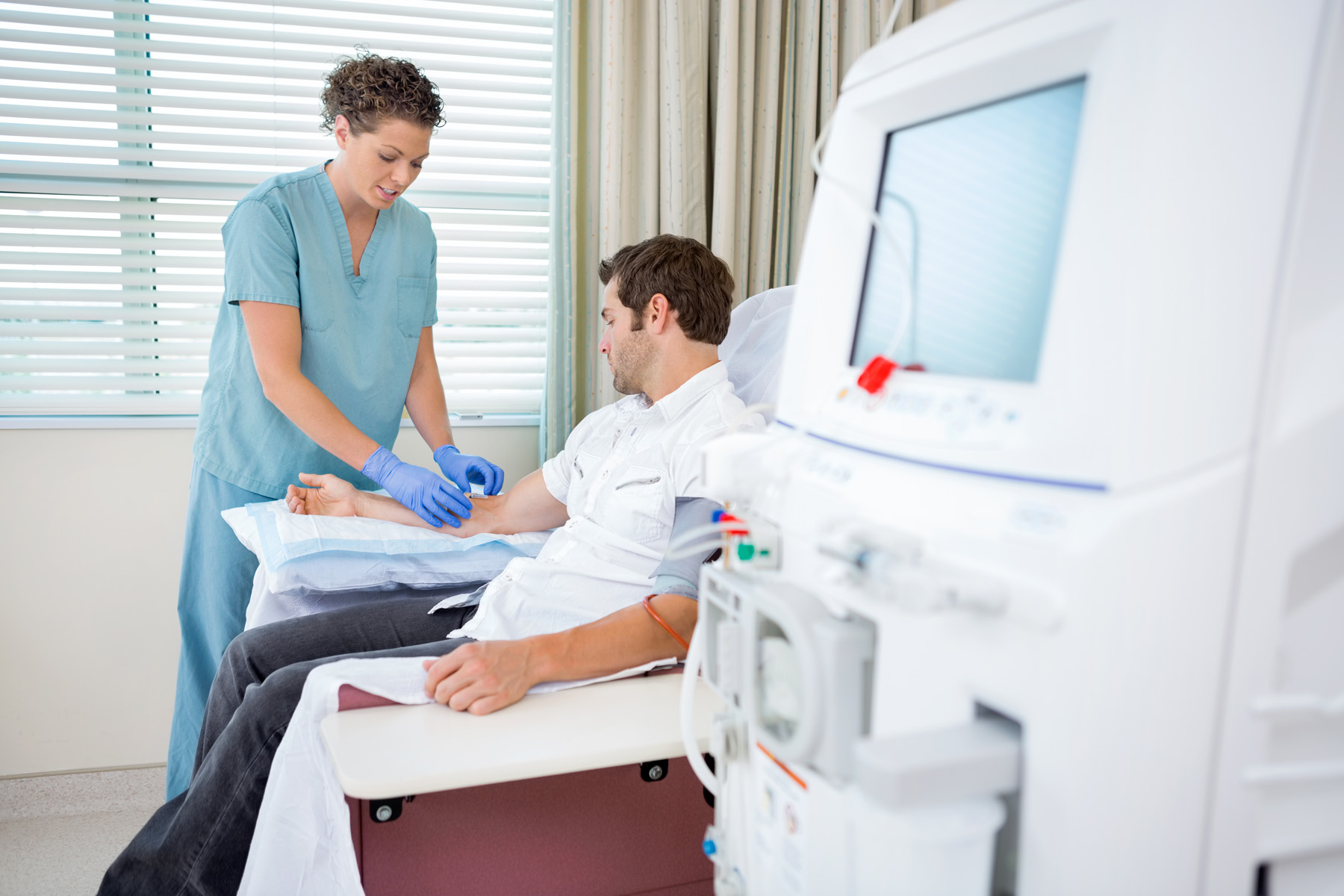 patient waiting for imaging