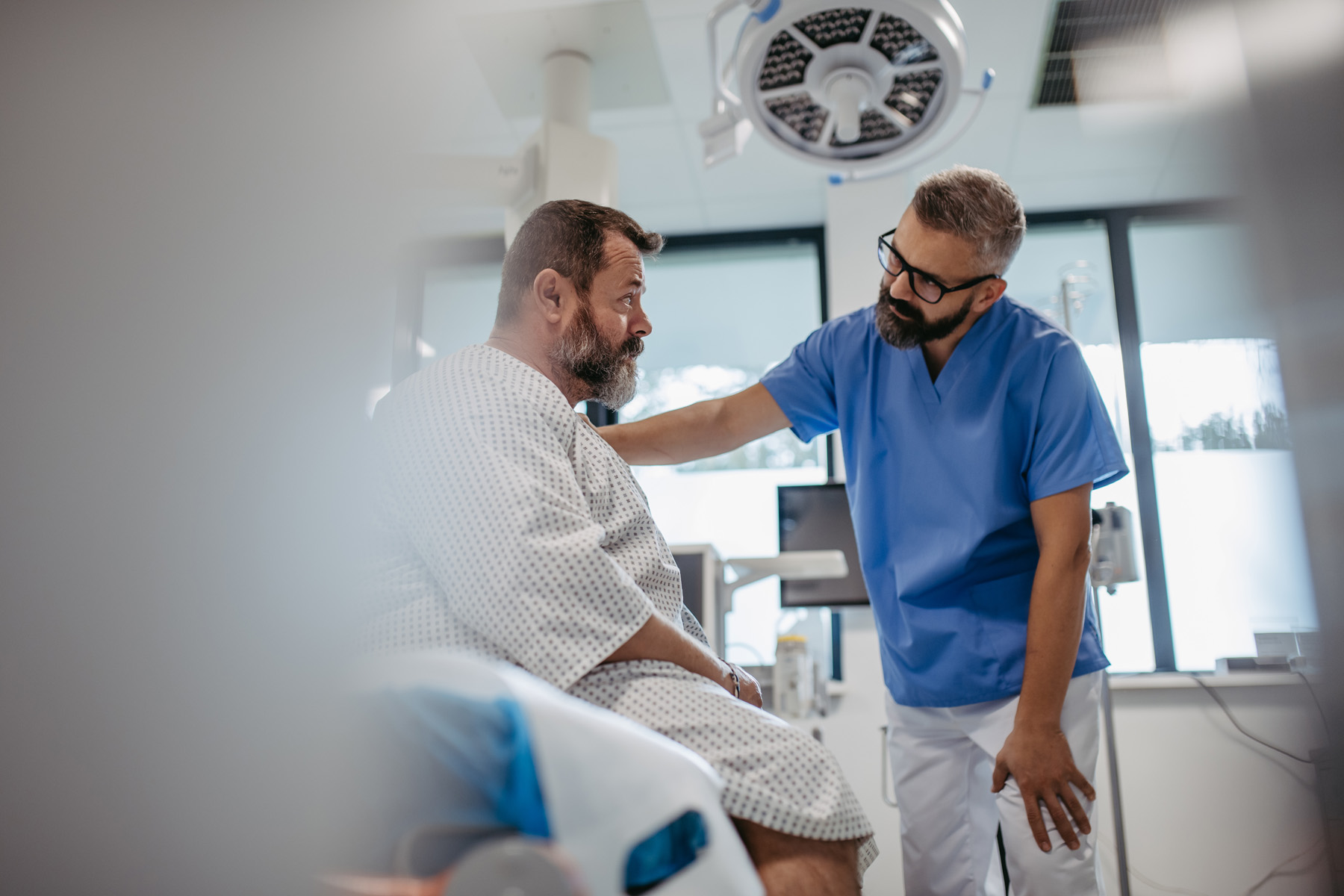 patient waiting for imaging